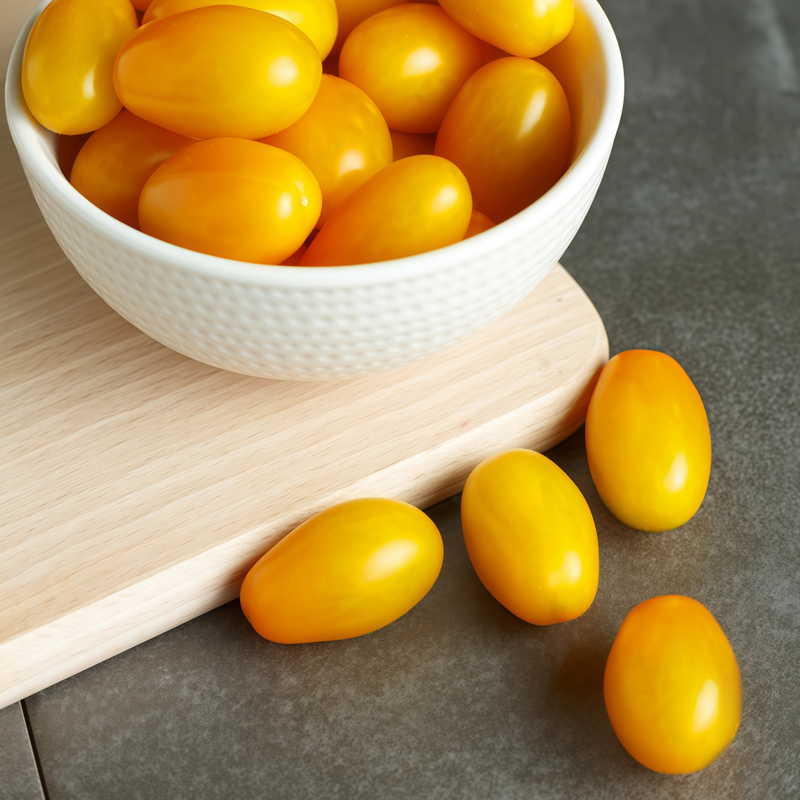Lycopersicon Esculentum Miller - Cherry Yellow Larger Packet High Germination 1400-6800 Onsaleseeds