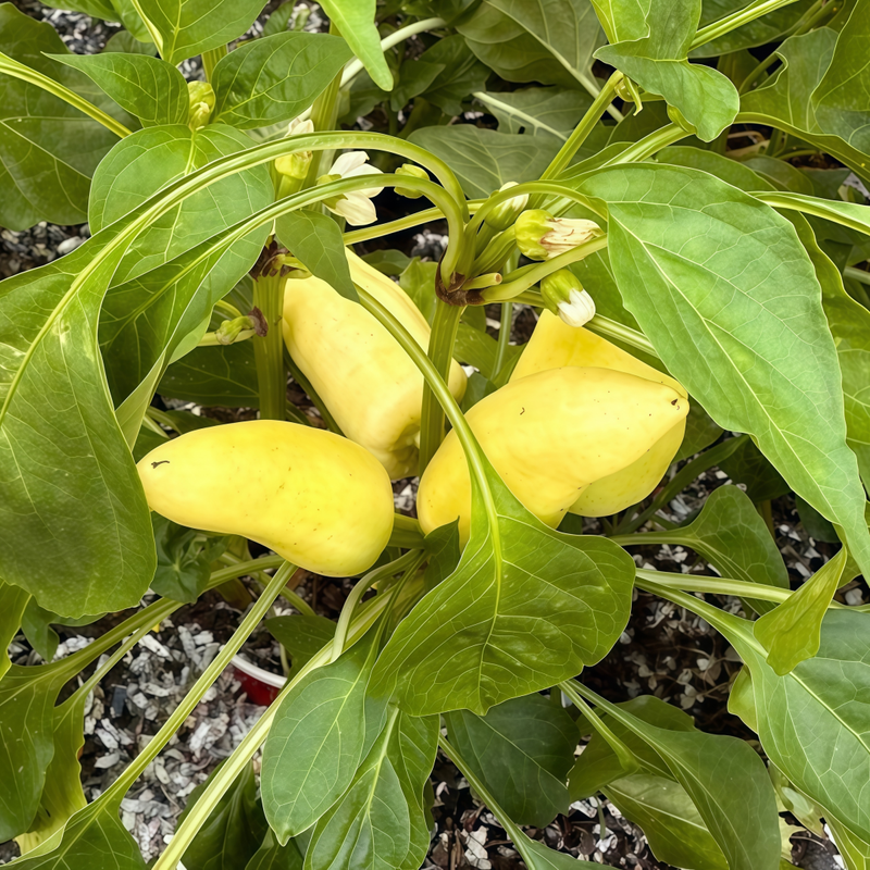 Yellow Conoides Capsicum Annuum Var. Seeds