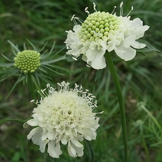 Scabiosa Seeds - White