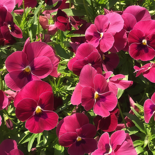 Pansy Seeds - Rose Red