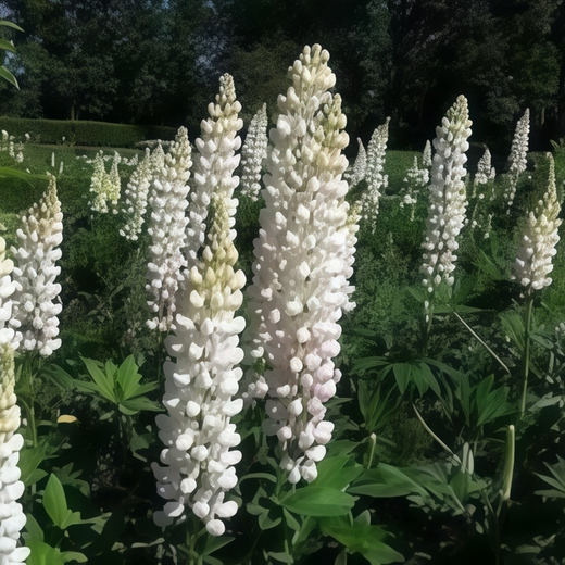 Lupine Seeds - White
