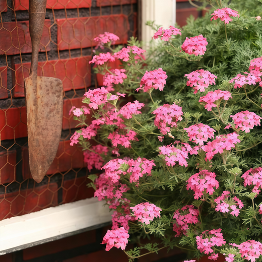 Garden Verbena Seeds - Rose Red