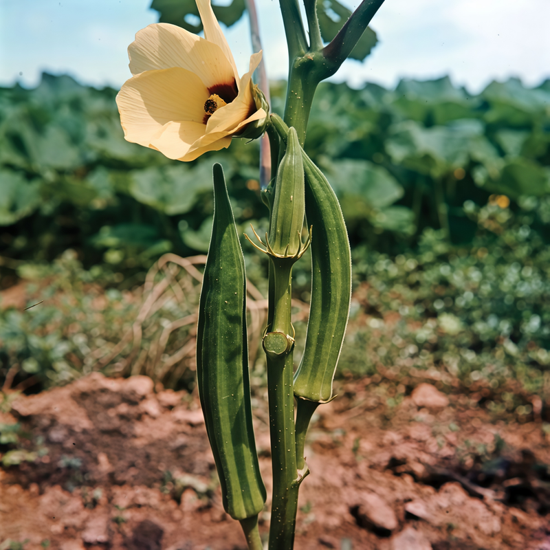 Yellow Okra Seeds