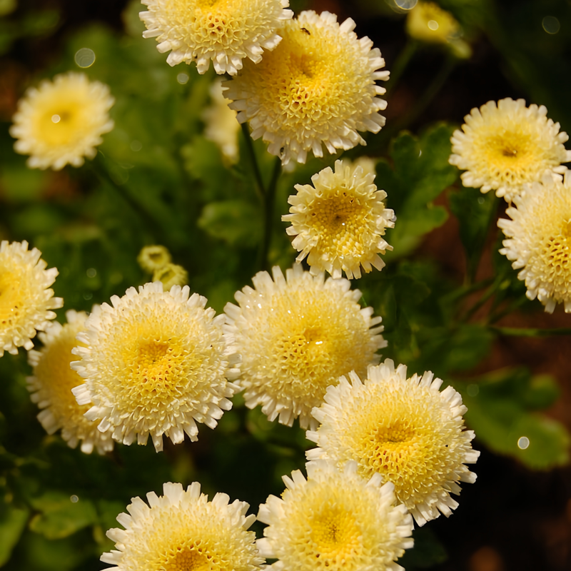 Pyrethrum Parthenium Seeds - Faint Yellow Larger Packet High Germination 2400-5000 Onsaleseeds