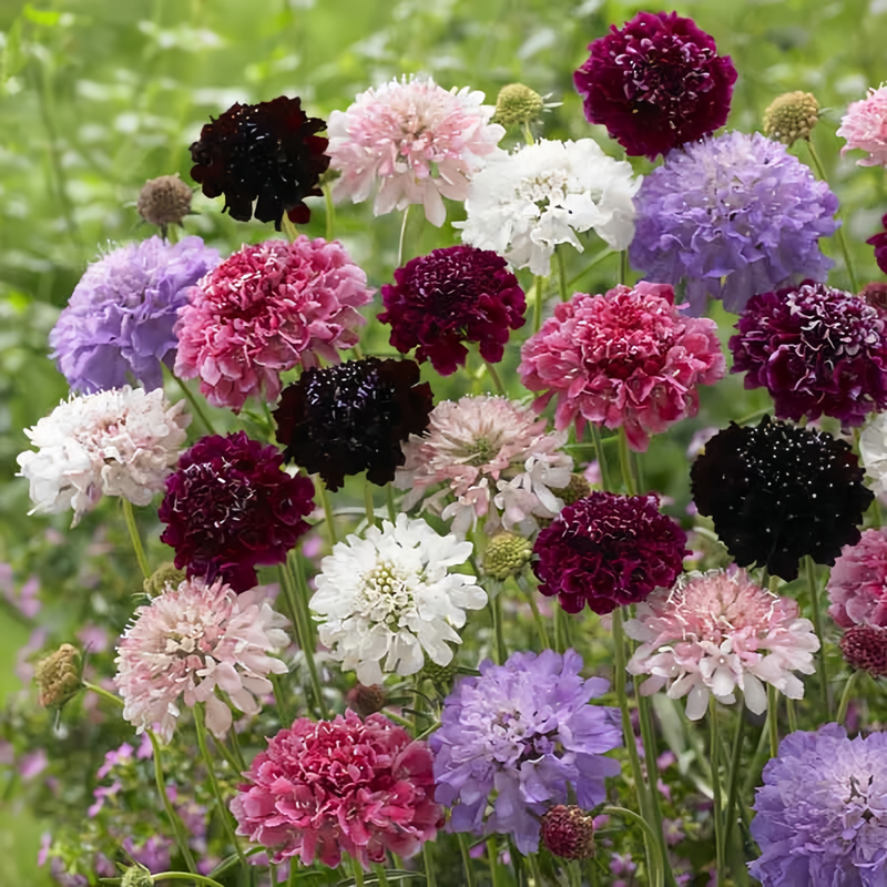 Scabiosa Atropurpurea Seeds - Mix