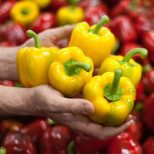 Red Yellow Conoides Pepper Seeds
