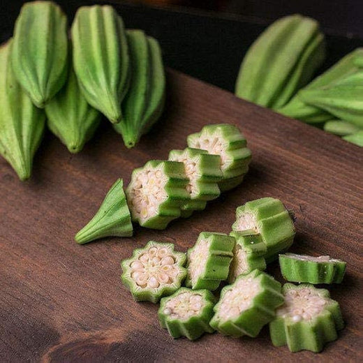 Green Okra Vegetable Seeds