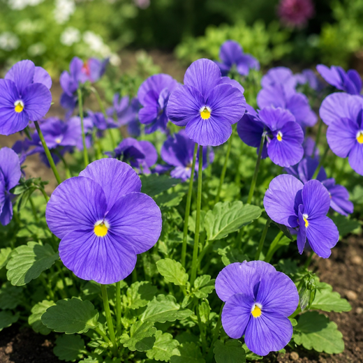 Pansy Seeds - Pure Blue
